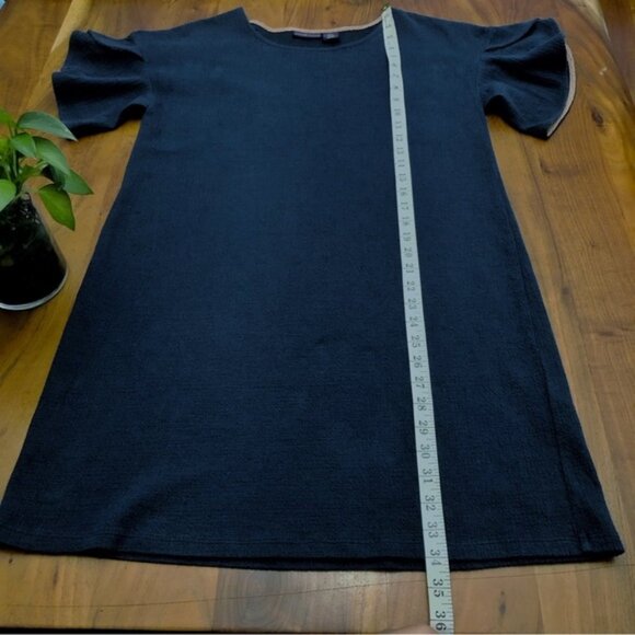 AMARYLLIS Navy Oversized Relaxed Fit Scoop Neck Tunic Midi Dress. Medium - Picture 11 of 13